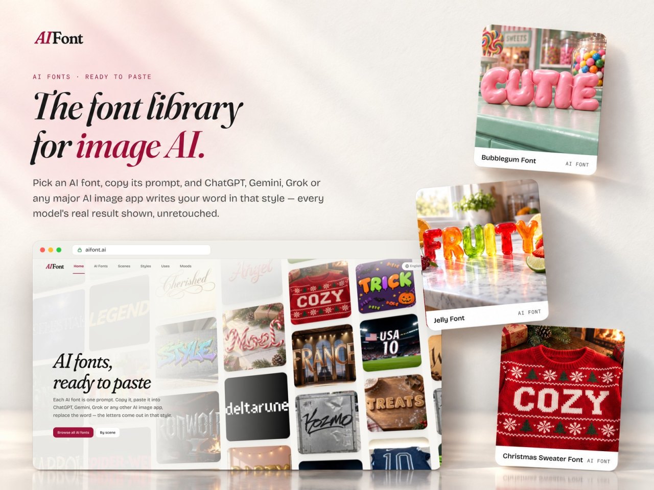 Screenshot of AIFont